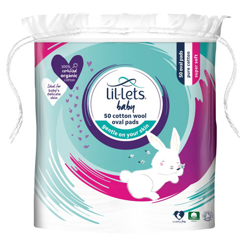 LIL-LETS BABY OVAL PADS 50S