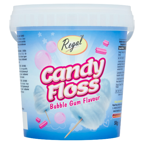 REGAL BUBBLEGUM CANDY FLOSS 50G