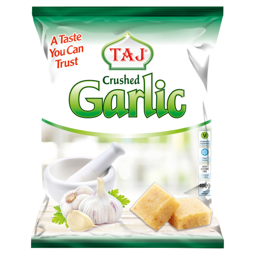 TAJ CRUSHED GARLIC 400G