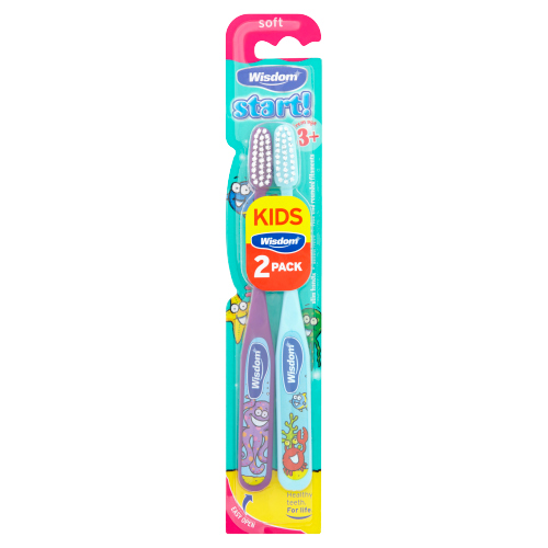 WISDOM TOOTHBRUSH START1 CHILDS TWIN 2PK