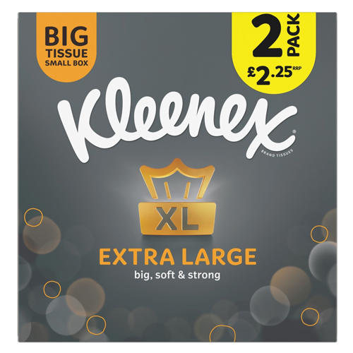 KLEENEX XL COMPACT TWIN PMP £2.25 2PK