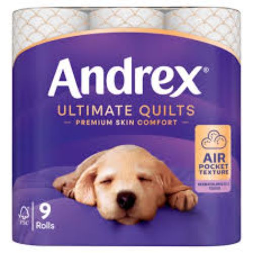 ANDREX ULTIMATE QUILT PMP £5.49 9 ROLL