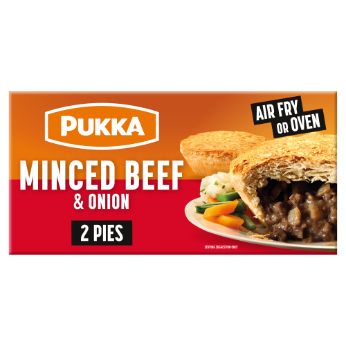 PUKKA MINCED BEEF & ONION PUFF PASTRY PIES 2PK