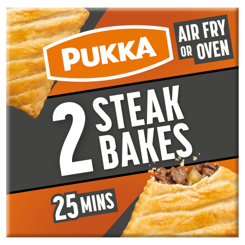 PUKKA 2 STEAK BAKES 2PK