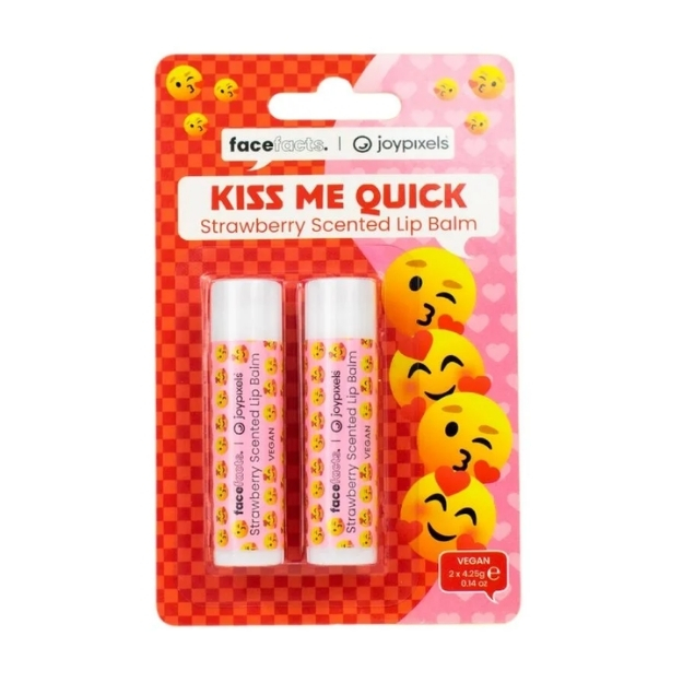 FACE FACTS X JOYPIXELS LIP BALMS KISS ME QUICK 4.25G