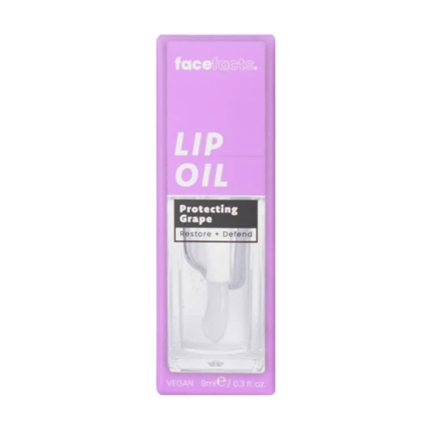 FACE FACTS TINTED SKINCARE LIP OIL GRAPE 9ML