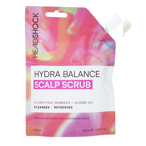 HEADSHOCK HYDRA BALANCE SCALP SCRUB SEAWEED & JOJOBA OIL 200ML