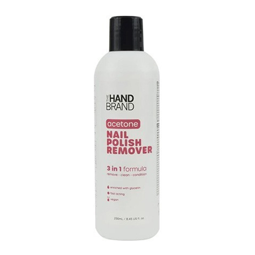 THE HAND BRAND NAIL VARNISH REMOVER ACETONE 80% 250ML