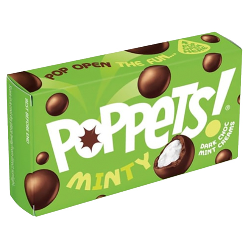 POPPETS DARK CHOC MINT CREAMS 40G