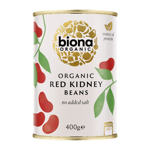 BIONA ORGANIC RED KIDNEY BEANS 400G