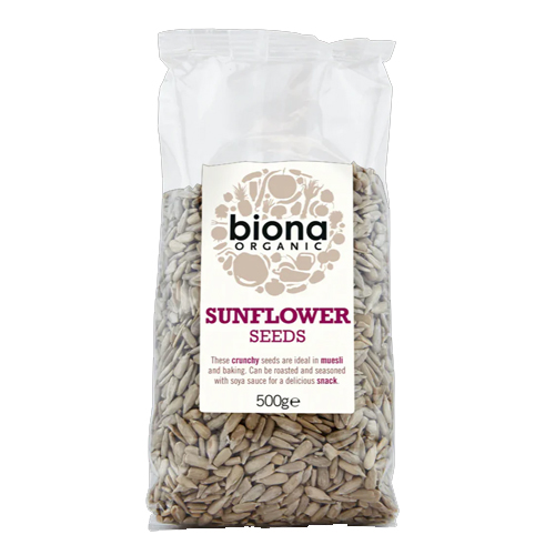BIONA ORGANIC SUNFLOWER SEEDS 500G