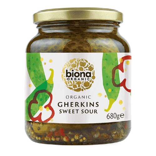 BIONA ORGANIC GHERKINS 670G