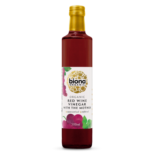 BIONA ORGANIC RED WINE VINEGAR 500ML