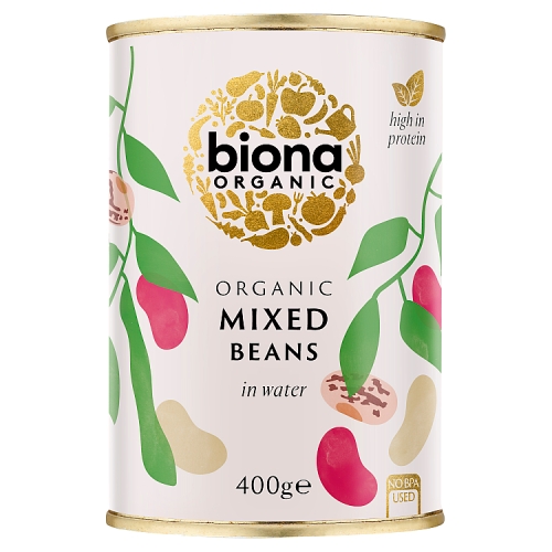 BIONA ORGANIC MIXED BEANS 400G
