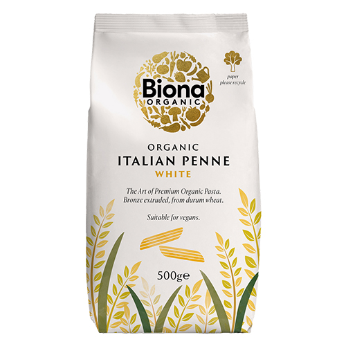 BIONA ORGANIC WHITE PENNE 500G