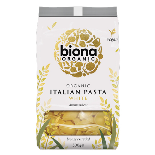 BIONA ORGANIC WHITE CONCHIGLIE 500G