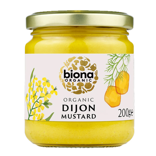 BIONA ORGANIC DIJON MUSTARD 200G