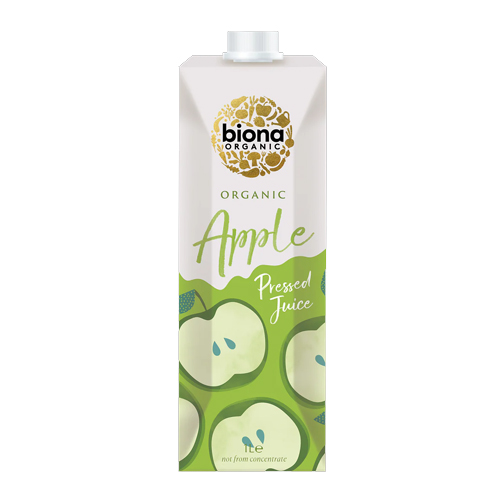 BIONA ORGANIC APPLE PRESSED JUICE 1L