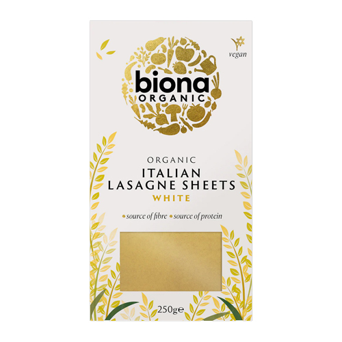 BIONA ORGANIC LASAGNE SHEETS 250G