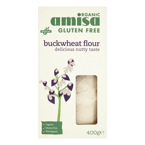 AMISA ORGANIC BUCKWHEAT FLOUR 400G