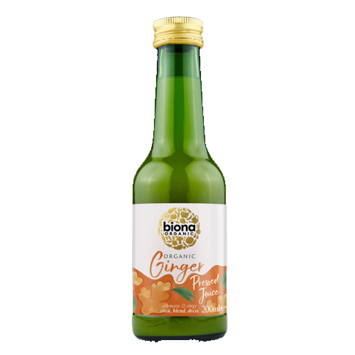 BIONA ORGANIC GINGER PRESSED JUICE 200ML