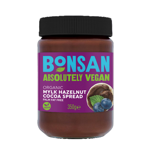 BONSAN ORGANIC VEGAN MYLK HAZELNUT COCOA SPREAD 350G