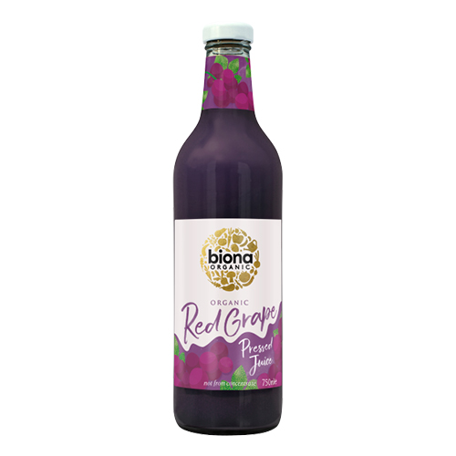 BIONA ORGANIC RED GRAPE PRESSED JUICE 750ML