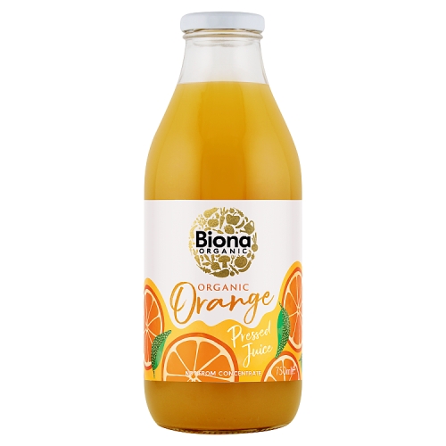 BIONA ORGANIC ORANGE PRESSED JUICE 750ML