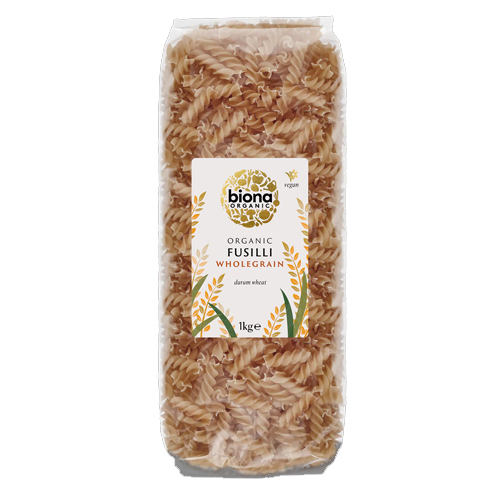 BIONA ORGANIC WHOLEGRAIN FUSILLI 1KG