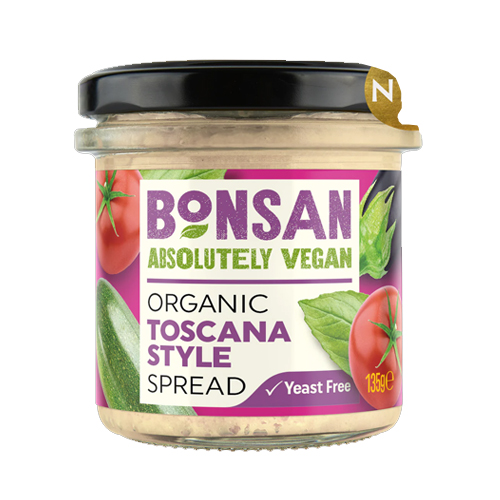 BONSAN ORGANIC VEGAN TOSCANA STYLE SPREAD 135G