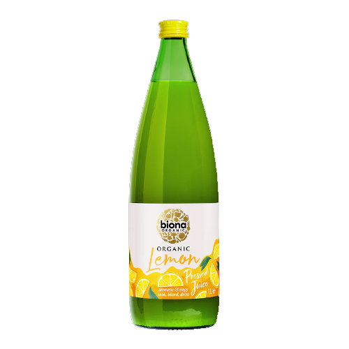 BIONA ORGANIC LEMON PRESSED JUICE 1L