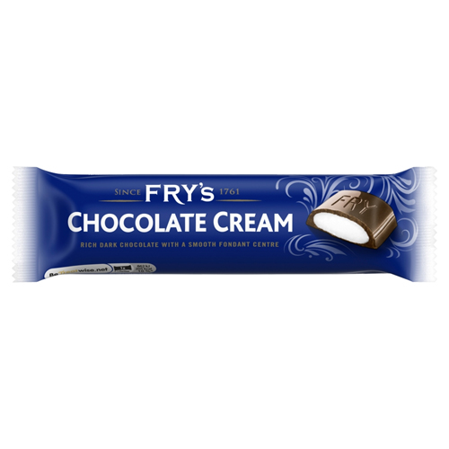 FRY'S CHOCOLATE CREAM CHOCOLATE BAR 49G