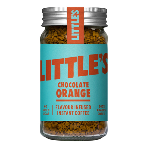 LITTLE'S CHOCOLATE ORANGE FLAVOUR INFUSED INSTANT COFFEE 50G