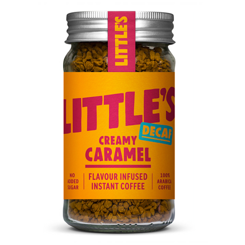 LITTLE'S DECAF FLAVOURED INSTANT COFFEE CREAMY CARAMEL 50G