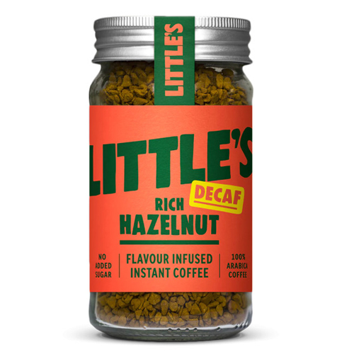 LITTLE'S DECAF FLAVOUR INSTANT COFFEE RICH HAZELNUT 50G