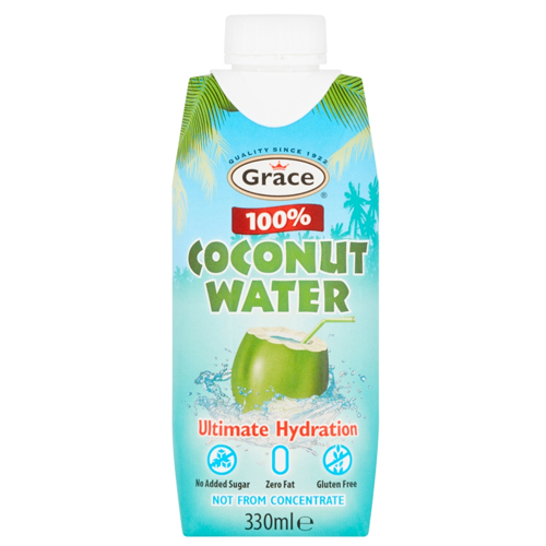 GRACE 100% COCONUT WATER (TETRA) 330ML