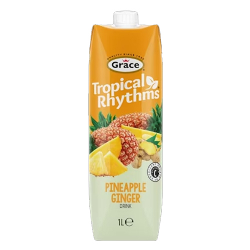 GRACE TROPICAL RHYTHMS PINEAPPLE GINGER TETRA 1L