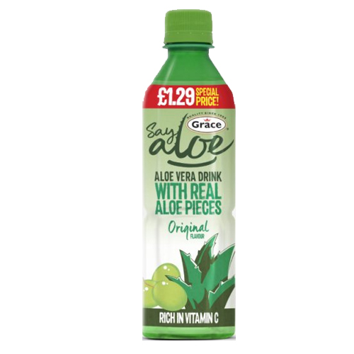 GRACE ALOE ORIGINAL PMP £1.29 500ML