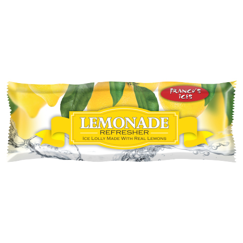 FRANCO'S ICES LEMONADE REFRESHER ICE LOLLY 70ML