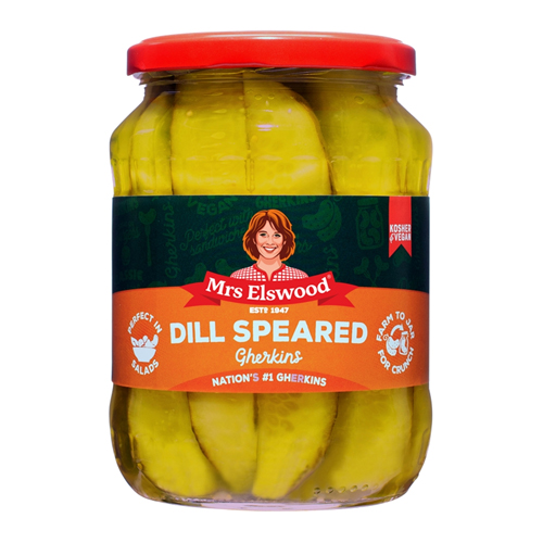 MRS ELSWOOD DILL SPEARED CUCUMBERS 670G