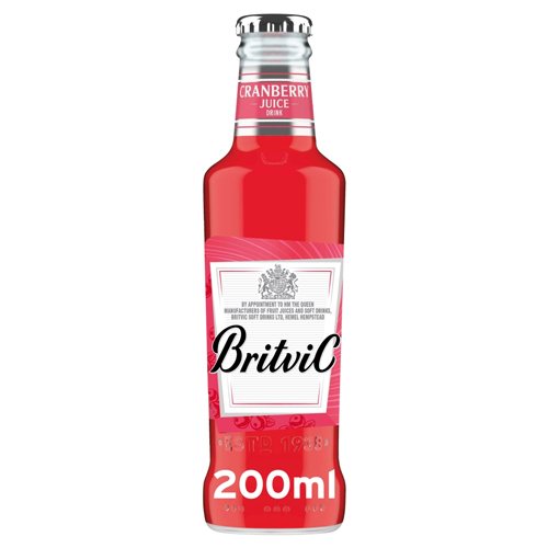 BRITVIC CRANBERRY JUICE DRINK 200ML