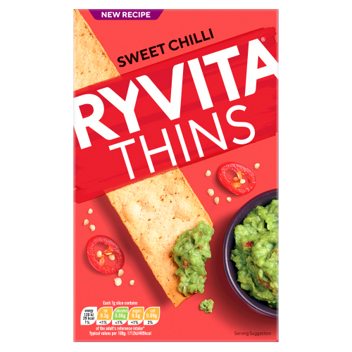 RYVITA THINS SWEET CHILLI 125G