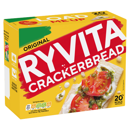 RYVITA CRACKERBREAD ORIGINAL PMP £1.35 125G