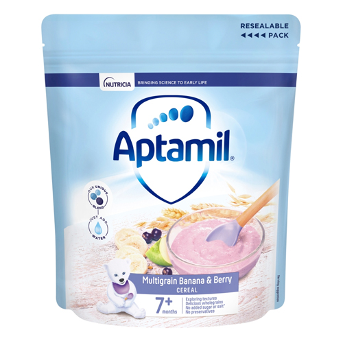 APTAMIL MULTIGRAIN BANANA & BERRY CEREAL 7+ MONTHS 200G