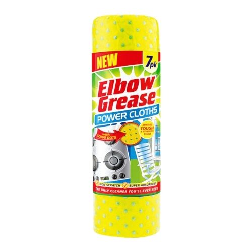 ELBOW GREASE POWER CLOTHS 7PK
