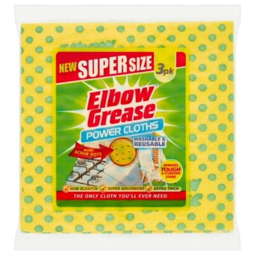 ELBOW GREASE SUPERSIZE CLOTH 3PK