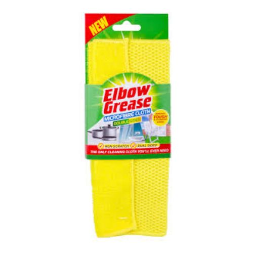 ELBOW GREASE DUAL SIDED MICROFIBRE CLOTH CS 1PK