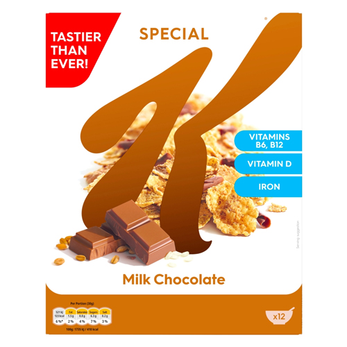 KELLOGG'S SPECIAL K MILK CHOCOLATE 360G