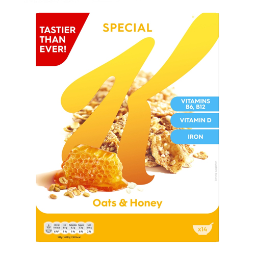 KELLOGG'S SPECIAL K OATS & HONEY 420G