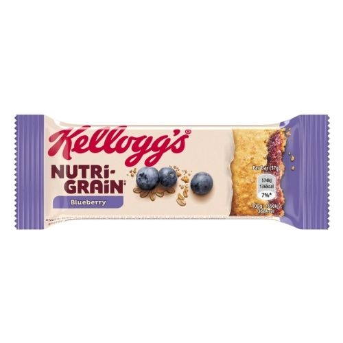 KELLOGG'S NUTRI-GRAIN BLUEBERRY 25X 37G